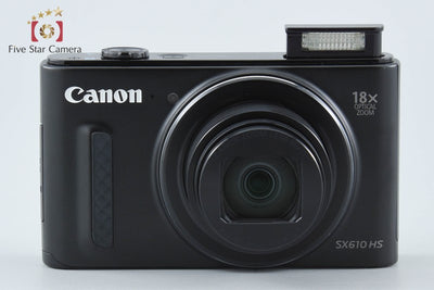 【中古】Canon キヤノン PowerShot SX610 HS ブラック コンパクトデジタルカメラ