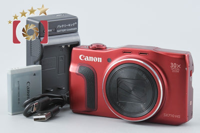 【中古】Canon キヤノン PowerShot SX710 HS レッド コンパクトデジタルカメラ