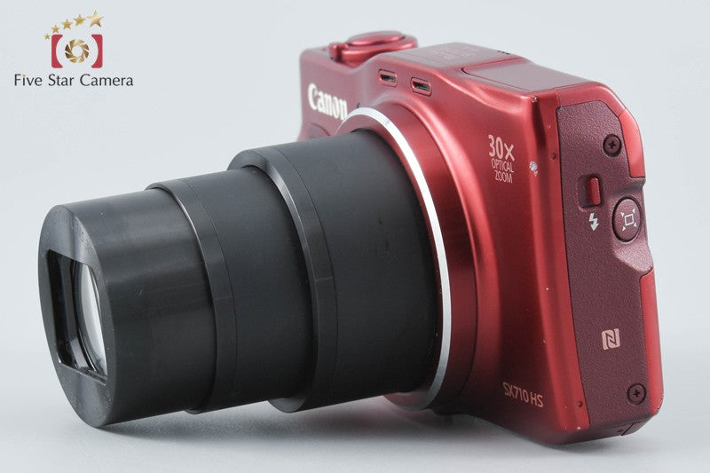中古】Canon キヤノン PowerShot SX710 HS レッド コンパクトデジタル