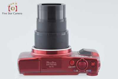 【中古】Canon キヤノン PowerShot SX710 HS レッド コンパクトデジタルカメラ