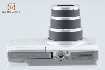 【中古】Canon キヤノン PowerShot A4000 IS シルバー コンパクトデジタルカメラ 元箱付き
