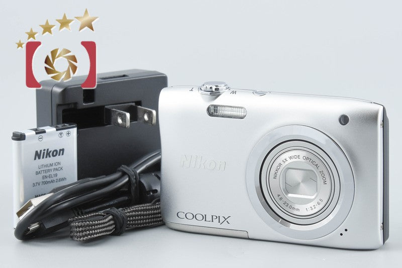 【中古】Nikon ニコン COOLPIX A100 シルバー コンパクトデジタルカメラ