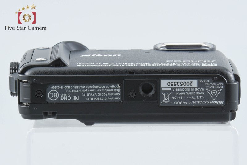 中古】Nikon ニコン COOLPIX W300 ブラック コンパクトデジタルカメラ