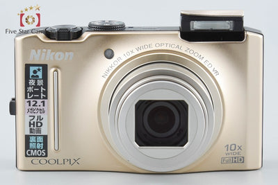 【中古】Nikon ニコン COOLPIX S8100 プレシャスゴールド コンパクトデジタルカメラ