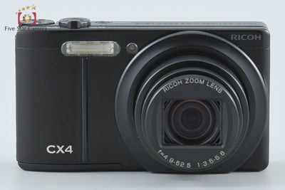 【中古】RICOH リコー CX4 ブラック コンパクトデジタルカメラ シャッター回数僅少 元箱付き