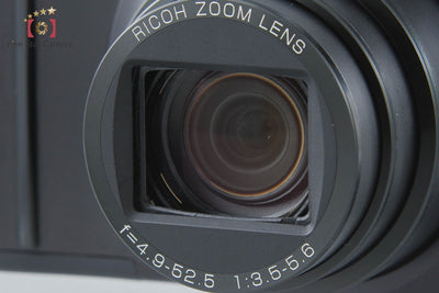 【中古】RICOH リコー CX4 ブラック コンパクトデジタルカメラ シャッター回数僅少 元箱付き