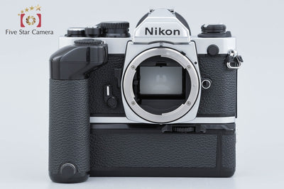 【中古】Nikon ニコン ニューFM2 前期 シルバー + MD-12 モータードライブ