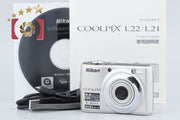 【中古】Nikon ニコン COOLPIX L21 シルバー コンパクトデジタルカメラ