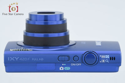 【中古】Canon キヤノン IXY 420F ブルー コンパクトデジタルカメラ