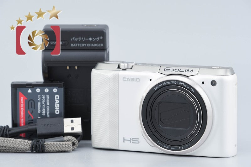 【中古】CASIO カシオ HIGH SPEED EXILIM EX-ZR800 ホワイト コンパクトデジタルカメラ