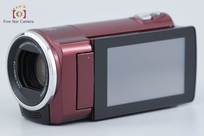 【中古】JVC ケンウッド Everio GZ-HM460 レッド デジタルビデオカメラ