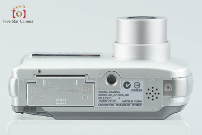 【中古】OLYMPUS オリンパス μ DIGITAL 800 シルバー コンパクトデジタルカメラ