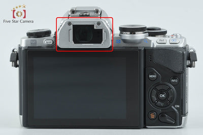 【中古】OLYMPUS オリンパス OM-D E-M10 EZ ダブルズームキット シルバー 元箱付き