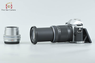 【中古】OLYMPUS オリンパス OM-D E-M10 EZ ダブルズームキット シルバー 元箱付き