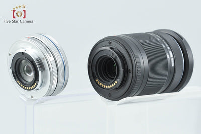 【中古】OLYMPUS オリンパス OM-D E-M10 EZ ダブルズームキット シルバー 元箱付き