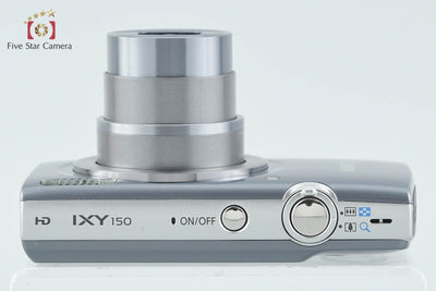【中古】Canon キヤノン IXY 150 グレー コンパクトデジタルカメラ