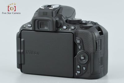 【中古】Nikon ニコン D5500 ブラック ダブルズームキット シャッター回数僅少