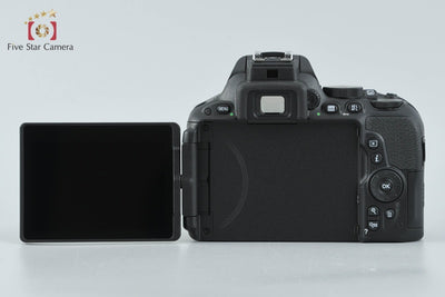 【中古】Nikon ニコン D5500 ブラック ダブルズームキット シャッター回数僅少