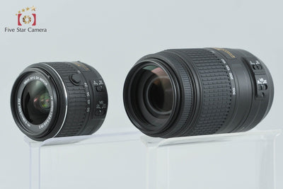 【中古】Nikon ニコン D5500 ブラック ダブルズームキット シャッター回数僅少