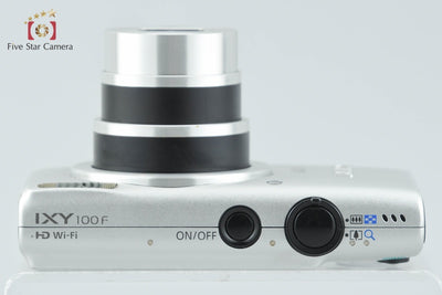 【中古】Canon キヤノン IXY 100F シルバー コンパクトデジタルカメラ