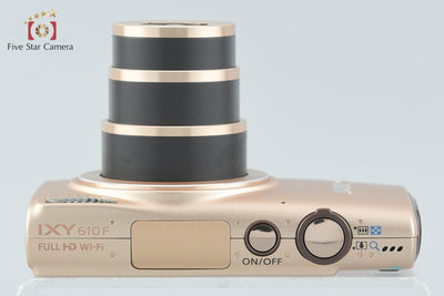 【中古】Canon キヤノン IXY 610F ゴールド コンパクトデジタルカメラ