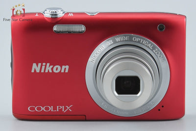 【中古】Nikon ニコン COOLPIX S2900 レッド コンパクトデジタルカメラ
