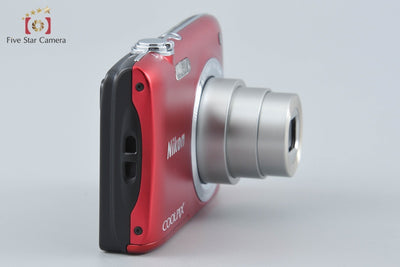 【中古】Nikon ニコン COOLPIX S2900 レッド コンパクトデジタルカメラ