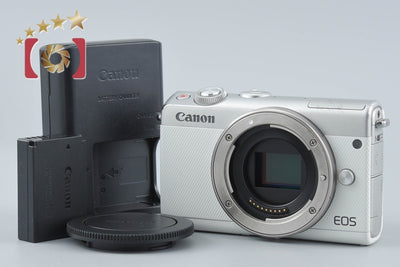【中古】Canon キヤノン EOS M100 ホワイト ミラーレス一眼カメラ