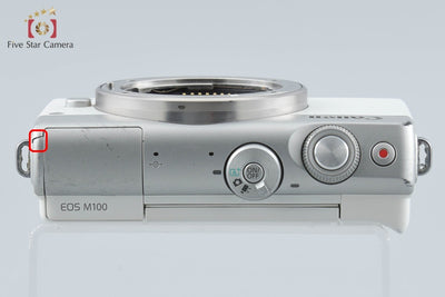 【中古】Canon キヤノン EOS M100 ホワイト ミラーレス一眼カメラ