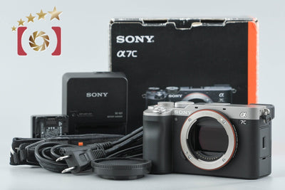 【中古】SONY ソニー α7C ILCE-7C シルバー ミラーレス一眼カメラ 元箱付き 多言語対応