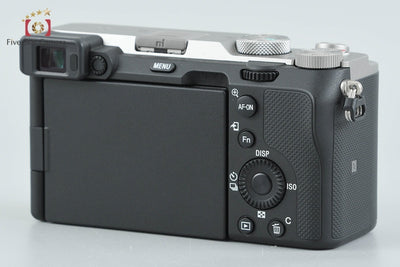 【中古】SONY ソニー α7C ILCE-7C シルバー ミラーレス一眼カメラ 元箱付き 多言語対応