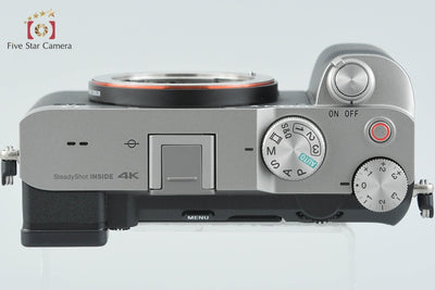 【中古】SONY ソニー α7C ILCE-7C シルバー ミラーレス一眼カメラ 元箱付き 多言語対応