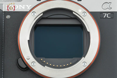 【中古】SONY ソニー α7C ILCE-7C シルバー ミラーレス一眼カメラ 元箱付き 多言語対応