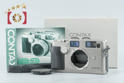 【中古】CONTAX コンタックス G2 チタンシルバー レンジファインダーフィルムカメラ 元箱付き