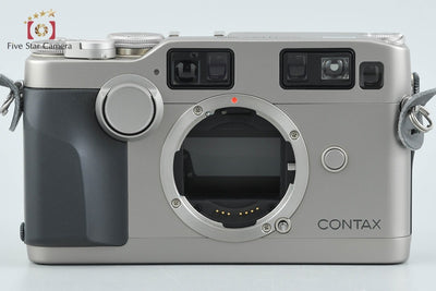 【中古】CONTAX コンタックス G2 チタンシルバー レンジファインダーフィルムカメラ 元箱付き