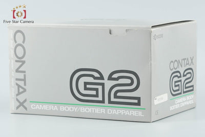 【中古】CONTAX コンタックス G2 チタンシルバー レンジファインダーフィルムカメラ 元箱付き