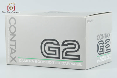 【中古】CONTAX コンタックス G2 チタンシルバー レンジファインダーフィルムカメラ 元箱付き