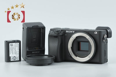 【中古】SONY ソニー α6400 ILCE-6400 ブラック ミラーレス一眼カメラ シャッター回数僅少 多言語対応