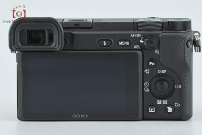 【中古】SONY ソニー α6400 ILCE-6400 ブラック ミラーレス一眼カメラ シャッター回数僅少 多言語対応