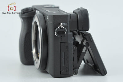 【中古】SONY ソニー α6400 ILCE-6400 ブラック ミラーレス一眼カメラ シャッター回数僅少 多言語対応