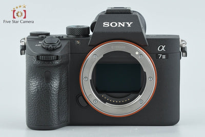 【中古】SONY ソニー α7III ILCE-7M3 ミラーレス一眼カメラ シャッター回数僅少 元箱付き 多言語対応