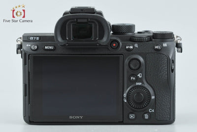 【中古】SONY ソニー α7III ILCE-7M3 ミラーレス一眼カメラ シャッター回数僅少 元箱付き 多言語対応