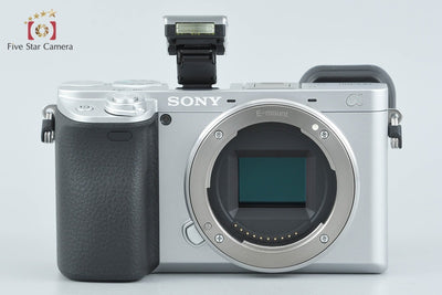 【中古】SONY ソニー α6400 ILCE-6400 ダブルズームレンズキット シルバー シャッター回数僅少 元箱付き 多言語対応