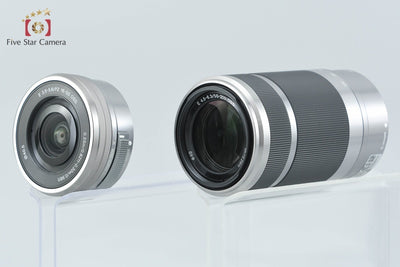 【中古】SONY ソニー α6400 ILCE-6400 ダブルズームレンズキット シルバー シャッター回数僅少 元箱付き 多言語対応