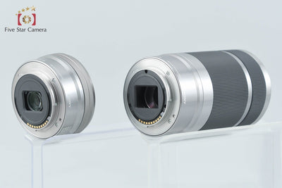 【中古】SONY ソニー α6400 ILCE-6400 ダブルズームレンズキット シルバー シャッター回数僅少 元箱付き 多言語対応