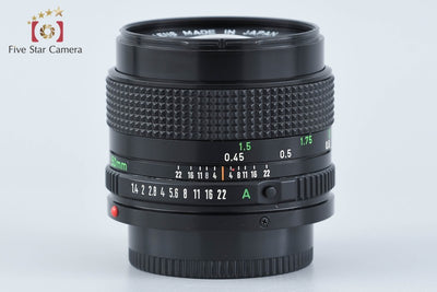 【中古】Canon キヤノン New FD 50mm f/1.4