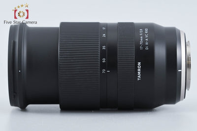 【中古】TAMRON タムロン B070 17-70mm f/2.8 Di III-A VC RXD 富士フイルム Xマウント用 元箱付き