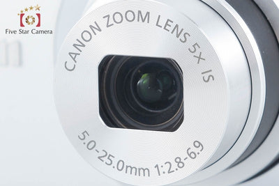 【中古】Canon キヤノン PowerShot A2400 IS シルバー コンパクトデジタルカメラ