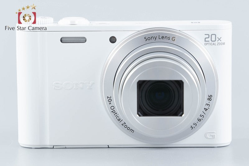【中古】SONY ソニー Cyber-shot DSC-WX350 ホワイト コンパクトデジタルカメラ 元箱付き 多言語対応