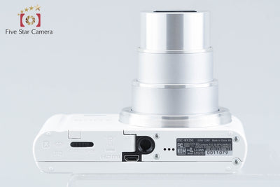 【中古】SONY ソニー Cyber-shot DSC-WX350 ホワイト コンパクトデジタルカメラ 元箱付き 多言語対応
